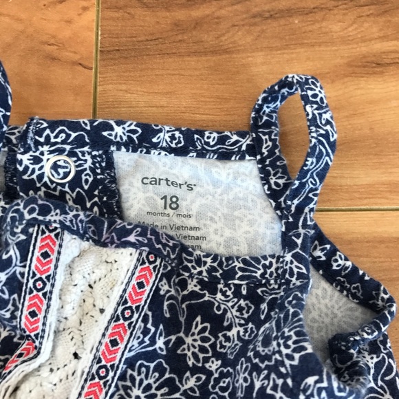 Two Precious Carters 18mo Rompers - Picture 3 of 6